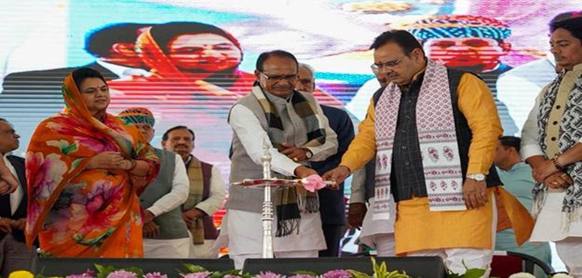Union Agriculture Minister Shri Shivraj Singh Chouhan participated in the farmers' conference in Nagaur, Rajasthan.