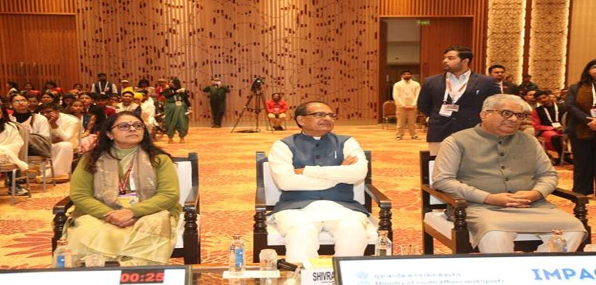 Union Minister Shivraj Singh Chouhan interacts with the youth leadership at the Develop India Young Leaders Dialogue 2026
