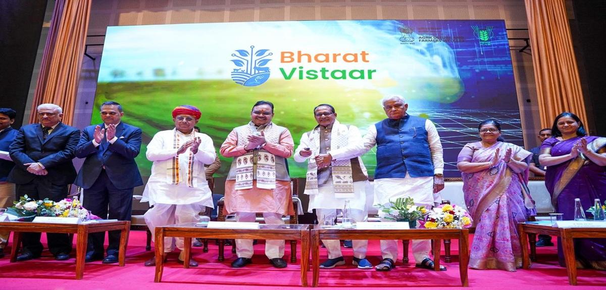 Amidst the AI Summit in Delhi, Union Minister Shivraj Singh launched AI-based "Bharat-VISTAAR" Phase 1 in Rajasthan.
