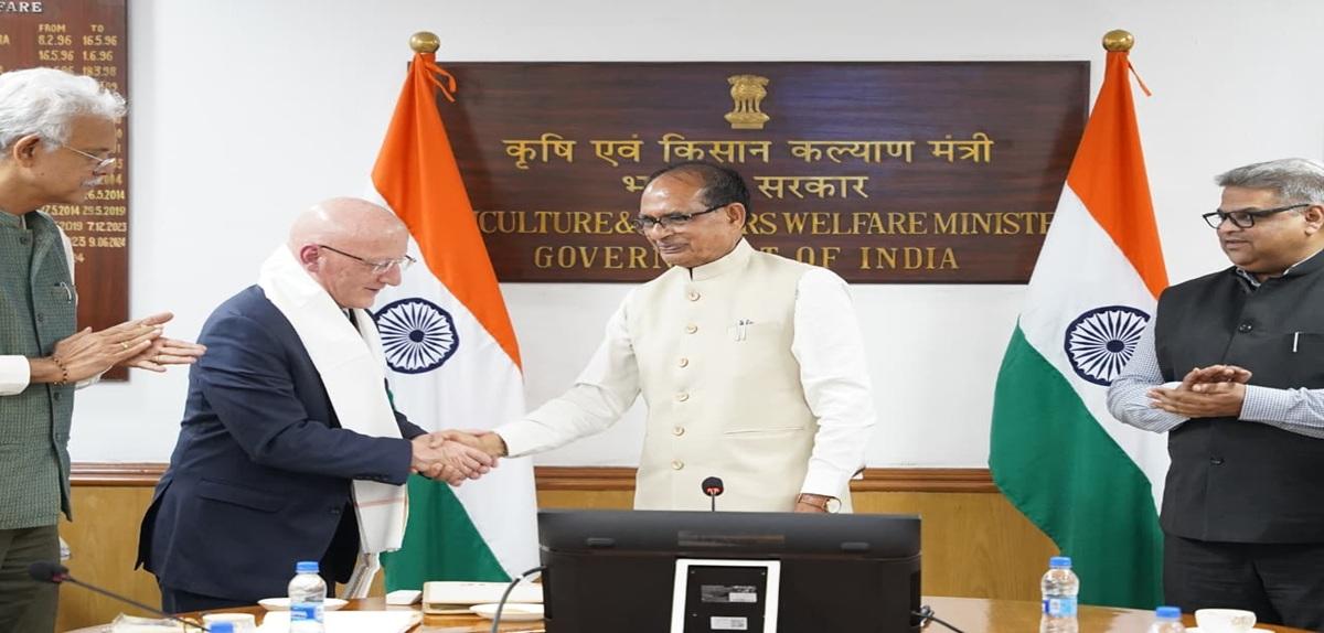 India on its way to global leadership in potato and sweet potato research: CIP Director General meets Agriculture Minister Shivraj Singh Chouhan; Agra Centre to become hub of innovation