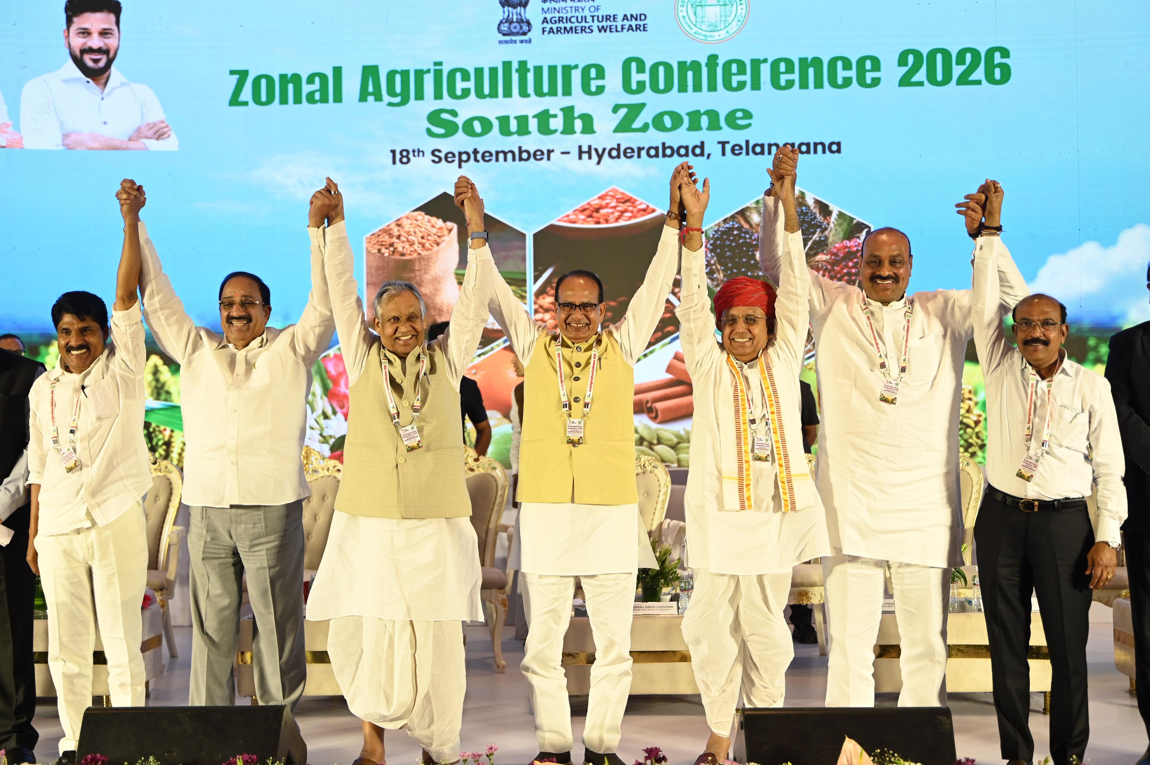 Deliberations on Agricultural Roadmap for Southern States – Union Agriculture Minister Shri Shivraj Singh Chouhan Addresses Regional Agriculture Conference in Hyderabad