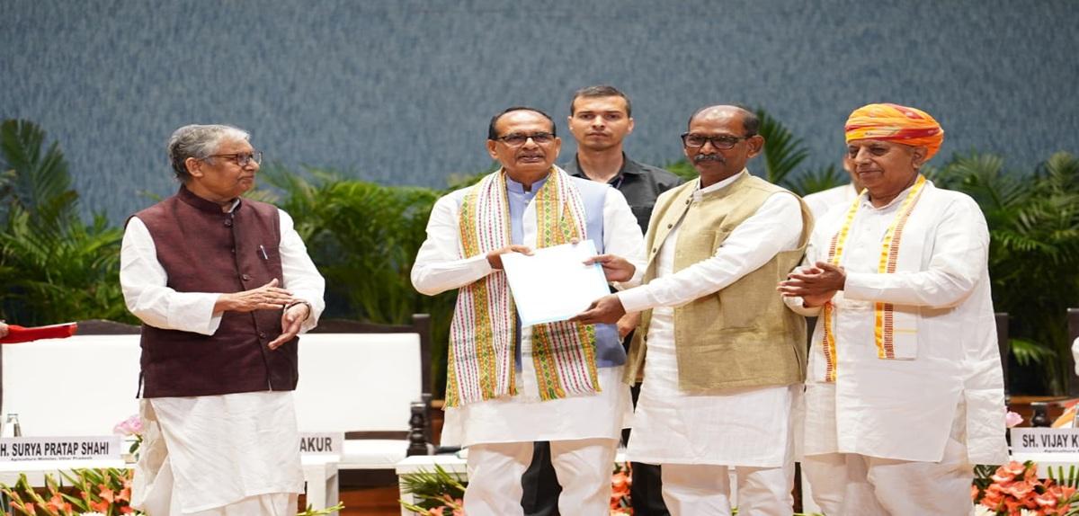 Agriculture ministers from various states participated in the National Agriculture Conference (Rabi Campaign) held in Delhi under the chairmanship of Union Minister Shri Shivraj Singh Chouhan.