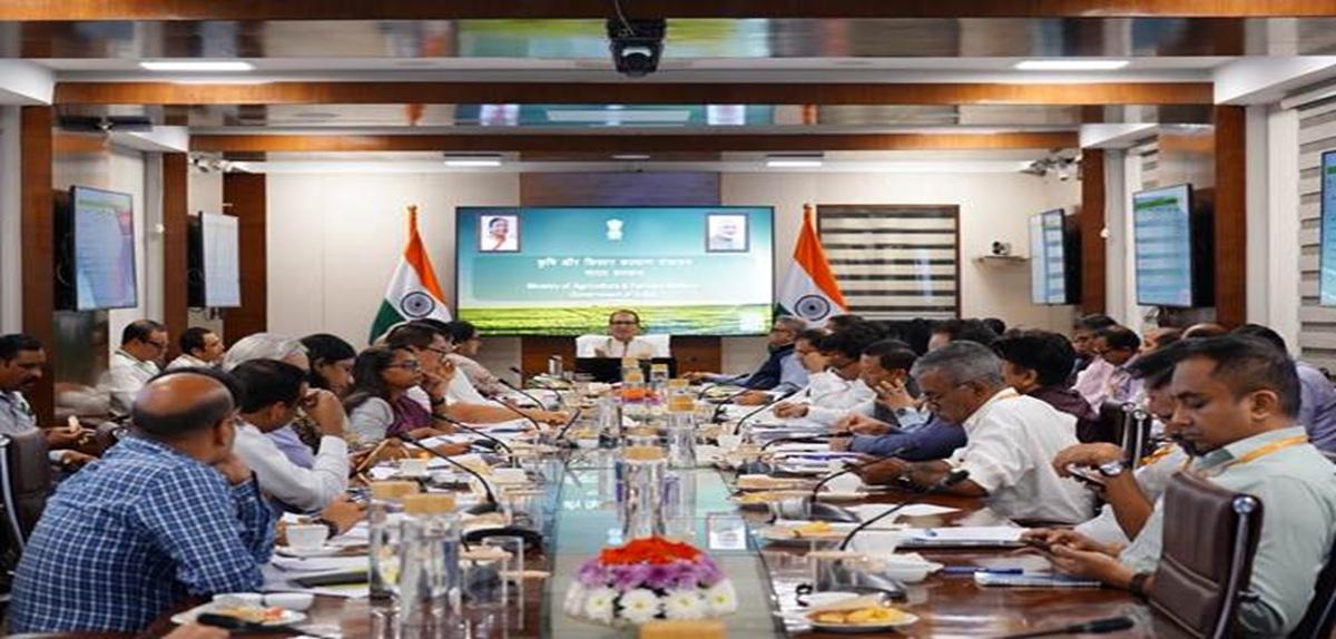 The first comprehensive monthly review meeting of the Ministry was held under the chairmanship of Union Agriculture Minister Shri Shivraj Singh Chouhan at Krishi Bhawan, New Delhi.
